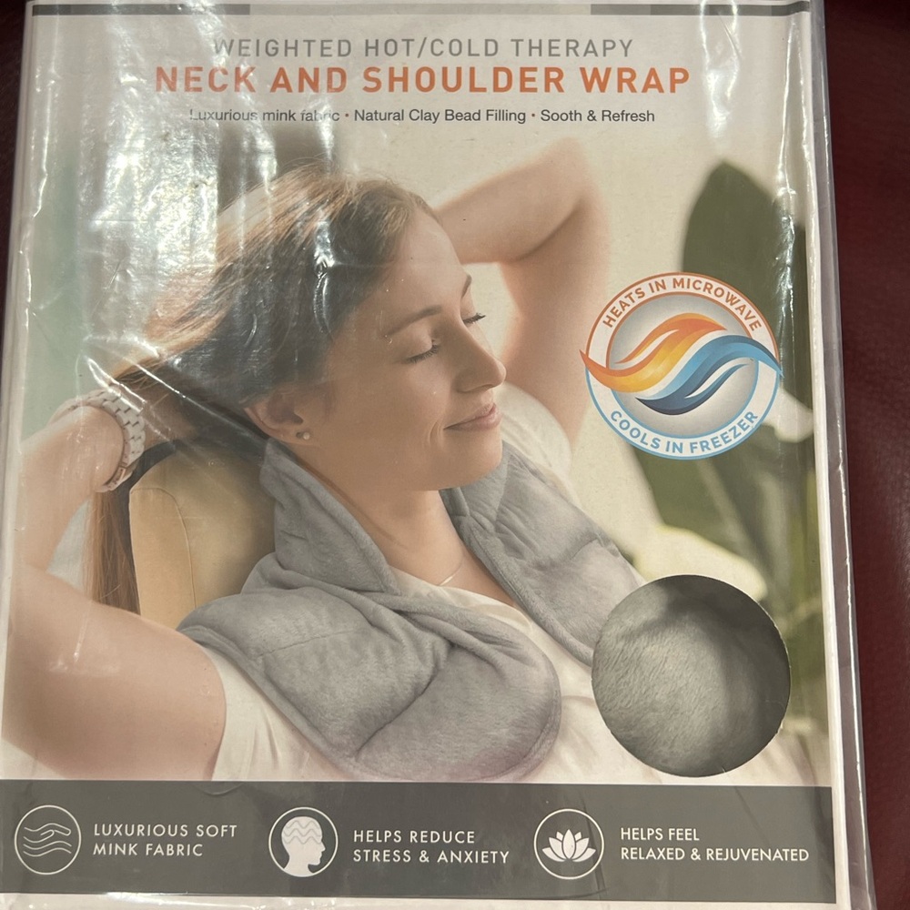 🆕 Altavida® 3.5-lb Hot & Cold Weighted Neck Wrap Factory sealed